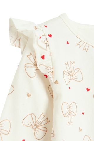 Body et jupe - Blanc et rouge