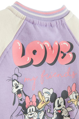 Sweat Mickey et ses amis Disney - Mauve