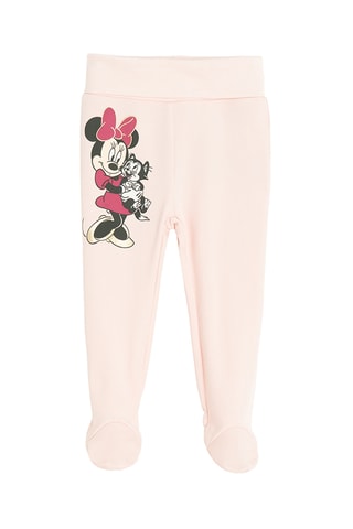 2 pantalons Minnie Disney - Bordeaux et nude