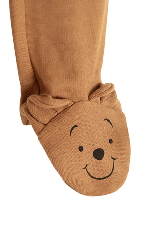 2 pantalons de pyjama Winnie l’Ourson Disney - Marron et beige
