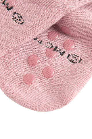 2 paires de chaussettes antidérapantes Les Moomins - Rose