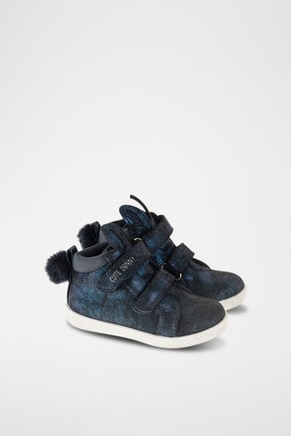 Baskets montantes - Bleu marine