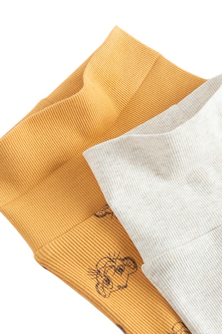 2 pantalons Le Roi Lion Disney - Jaune et blanc