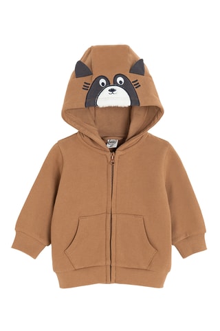 Sweat à capuche - Marron