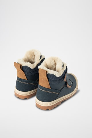 Bottines fourrés - Bleu marine