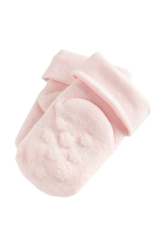 3 paires de chaussettes - Rose poudré et blanc