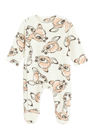 Grenouillère Bambi Disney - Blanc