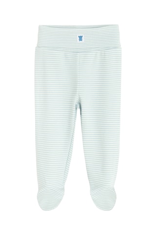 2 pantalons de pyjama - Blanc et bleu cobalt