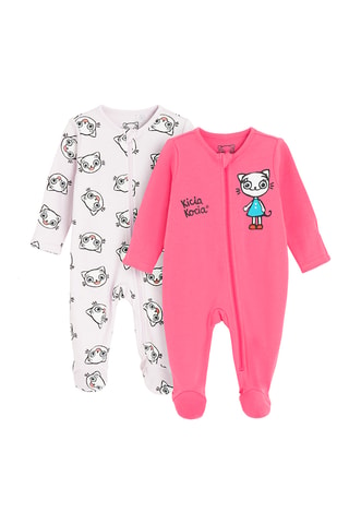 2 grenouillères Kicia Kocia - Rose