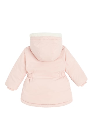Parka à capuche - Rose poudré