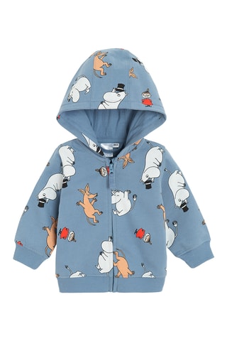 Sweat à capuche Moomin - Ciel