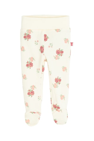 2 pantalons de pyjama - Ecru et saumon