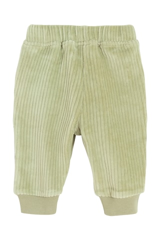 Jogging en velours - Vert olive