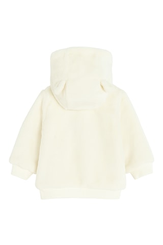Veste à capuche à oreilles - Ecru
