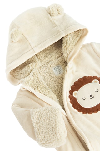 Combipilote à capuche - Beige