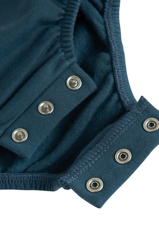 Body et pantalon - Bleu canard et gris foncé