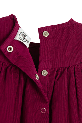 Robe en velours - Bordeaux