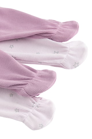 2 pantalons de pyjama - Violet et mauve
