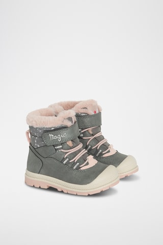 Bottines fourrées - Gris clair