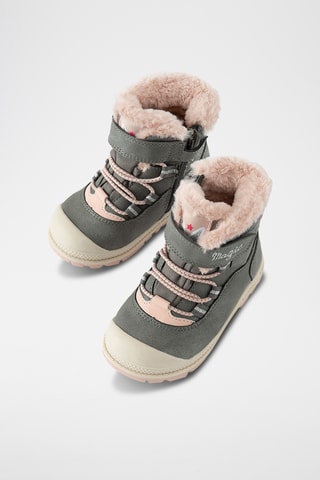 Bottines fourrées - Gris clair