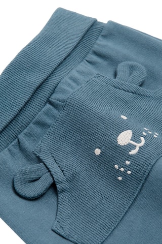 Jogging en coton biologique Bleu cobalt