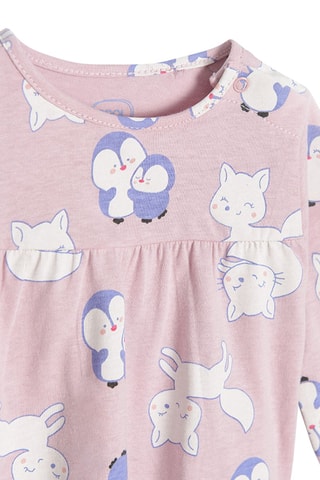 Blouse et legging Rose