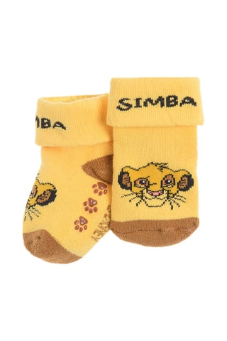 Chaussettes Simba Le Roi Lion Disney - Jaune