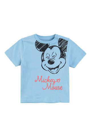 T-shirt et short Mickey Disney Ciel et bleu marine