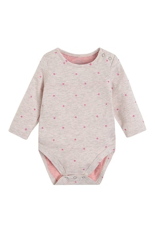 Body et robe salopette en jean Rose chiné et bleu