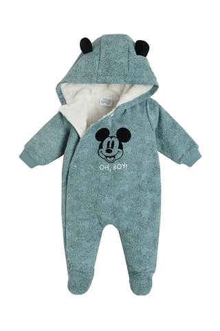 Combinaison à capuche Mickey Disney - Bleu-gris et noir