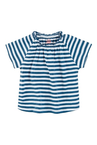 T-shirt Bleu marine et écru