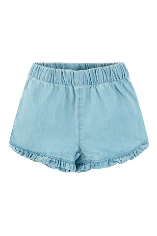 Short en jean Bleu marine