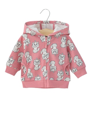 Sweat à capuche Marie Les Aristochats Disney - Vieux rose