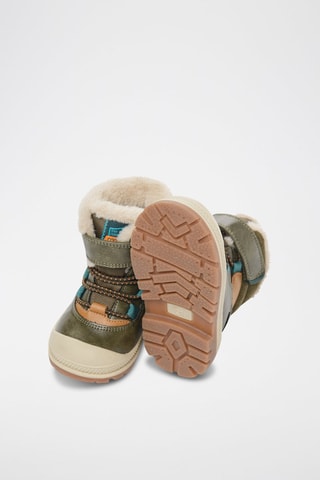Boots fourrés Kaki