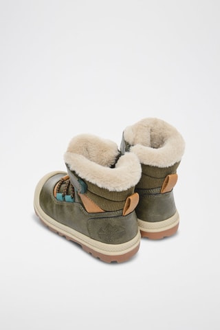 Boots fourrés Kaki