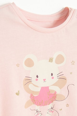 T-shirt - Rose pâle