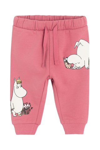 2 joggings Les Moumines - Rose et vieux rose