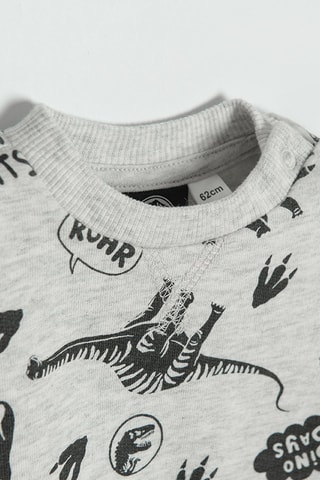 Sweat et jogging - Gris clair chiné