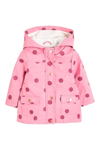 Imperméable à capuche Rose