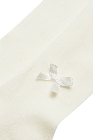 2 collants en coton biologique - Ecru