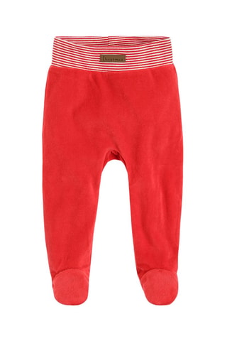 Pantalon en coton biologique Rouge