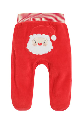 Pantalon en coton biologique Rouge