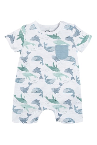 Combinaison en coton biologique Marron et gris foncé