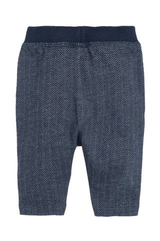 Body trompe-l’œil et pantalon Bleu marine et écru