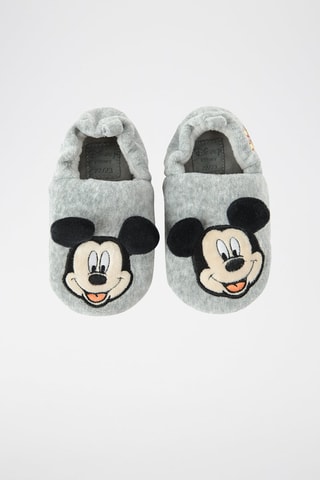 Chaussons Mickey Disney - Gris clair chiné