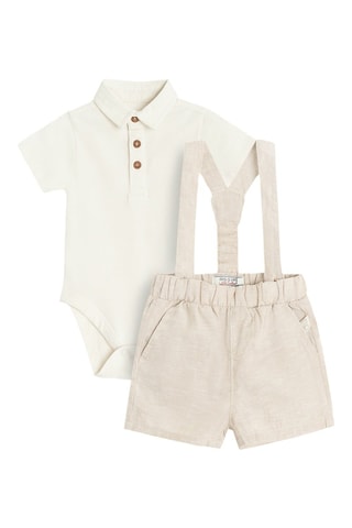 Body et salopette - Beige