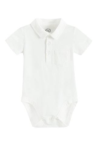 Body-polo et short -  Blanc et bleu