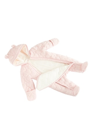 Combipilote à capuche -  Rose
