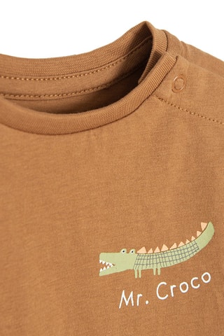 2 t-shirts Camel et beige