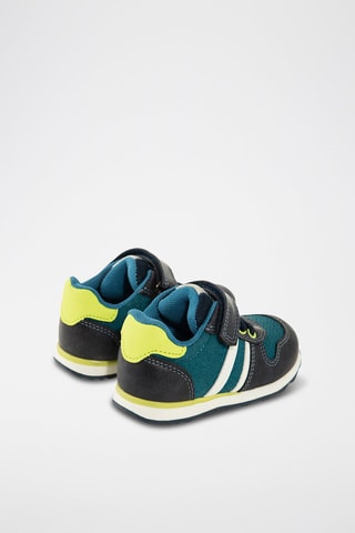 Baskets en cuir - Bleu marine